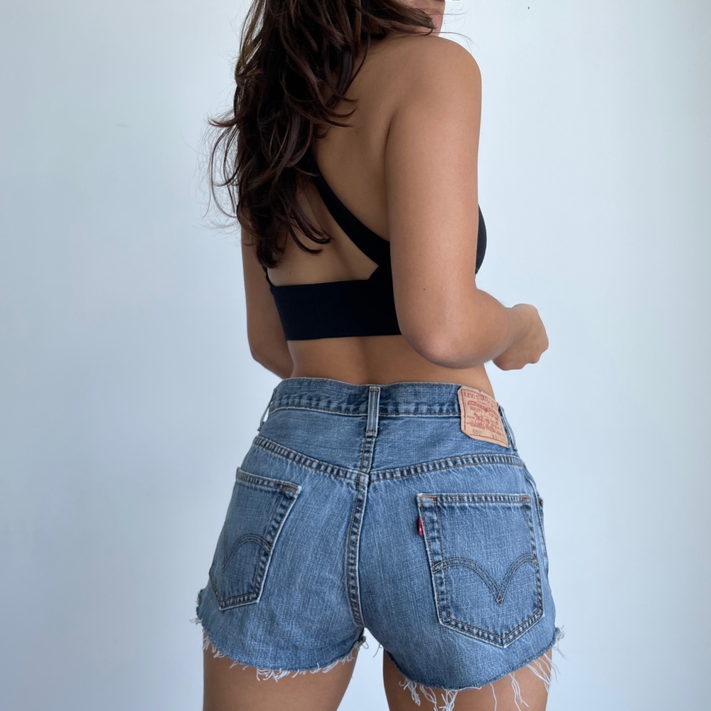 Vintage Levi's 559 denim cutoff shorts